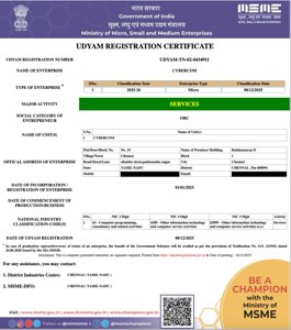 Udyam (MSME) registration